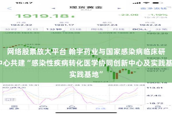 网络股票放大平台 翰宇药业与国家感染病临床研究中心共建“感染性疾病转化医学协同创新中心及实践基地”