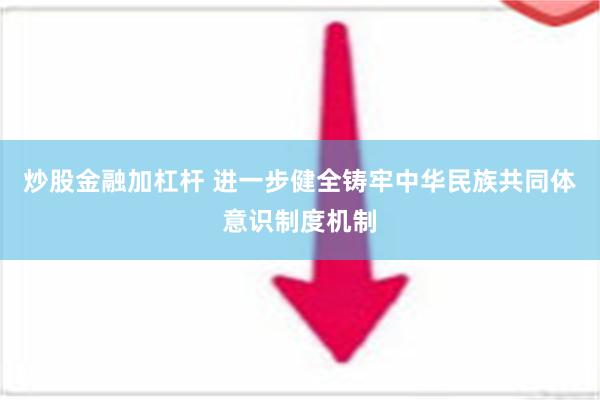 炒股金融加杠杆 进一步健全铸牢中华民族共同体意识制度机制