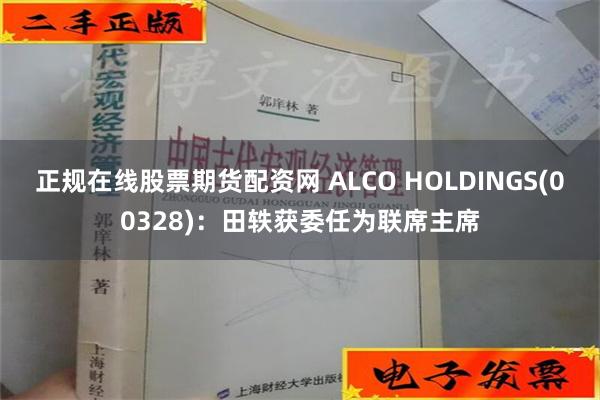 正规在线股票期货配资网 ALCO HOLDINGS(00328)：田轶获委任为联席主席